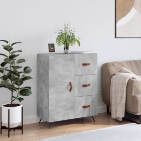 Concrete gray engineered wood sideboard 69.5x34x90 cm by vidaXL, Sideboards - Ref: Foro24-827888, Price: 87,99 €, Discount: %