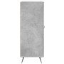 Aparador de madera de ingeniería gris hormigón 69,5x34x90 cm de vidaXL, Aparadores - Ref: Foro24-827888, Precio: 87,70 €, Des...