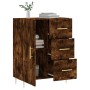 Aparador de madera de ingeniería roble ahumado 69,5x34x90 cm de vidaXL, Aparadores - Ref: Foro24-827905, Precio: 87,97 €, Des...