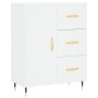 White engineered wood sideboard 69.5x34x90 cm by vidaXL, Sideboards - Ref: Foro24-827892, Price: 91,31 €, Discount: %