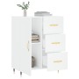 White engineered wood sideboard 69.5x34x90 cm by vidaXL, Sideboards - Ref: Foro24-827892, Price: 91,31 €, Discount: %