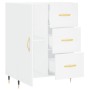 White engineered wood sideboard 69.5x34x90 cm by vidaXL, Sideboards - Ref: Foro24-827892, Price: 91,31 €, Discount: %