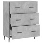 Engineered wood sideboard in concrete grey 69.5x34x90 cm by vidaXL, Sideboards - Ref: Foro24-827872, Price: 95,21 €, Discount: %