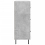 Aparador de madera de ingeniería gris hormigón 69,5x34x90 cm de vidaXL, Aparadores - Ref: Foro24-827872, Precio: 95,21 €, Des...