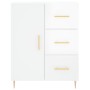 Bright white plywood sideboard 69.5x34x90 cm by vidaXL, Sideboards - Ref: Foro24-827902, Price: 97,32 €, Discount: %