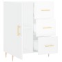 Bright white plywood sideboard 69.5x34x90 cm by vidaXL, Sideboards - Ref: Foro24-827902, Price: 97,32 €, Discount: %