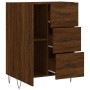 Aparador de madera de ingeniería marrón roble 69,5x34x90 cm de vidaXL, Aparadores - Ref: Foro24-827915, Precio: 89,59 €, Desc...