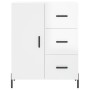 Hochglanzweißes Sperrholz-Sideboard 69,5 x 34 x 90 cm von vidaXL, Sideboards - Ref: Foro24-827926, Preis: 109,05 €, Rabatt: %