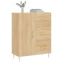 Aparador de madera de ingeniería roble Sonoma 69,5x34x90 cm de vidaXL, Aparadores - Ref: Foro24-827903, Precio: 87,97 €, Desc...