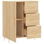 Aparador de madera de ingeniería roble Sonoma 69,5x34x90 cm de vidaXL, Aparadores - Ref: Foro24-827903, Precio: 87,97 €, Desc...