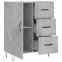 Aparador de madera de ingeniería gris hormigón 69,5x34x90 cm de vidaXL, Aparadores - Ref: Foro24-827912, Precio: 86,77 €, Des...