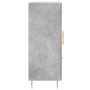 Aparador de madera de ingeniería gris hormigón 69,5x34x90 cm de vidaXL, Aparadores - Ref: Foro24-827904, Precio: 88,67 €, Des...