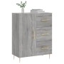 Aparador de madera de ingeniería gris Sonoma 69,5x34x90 cm de vidaXL, Aparadores - Ref: Foro24-827906, Precio: 90,86 €, Descu...