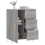 Aparador de madera de ingeniería gris Sonoma 69,5x34x90 cm de vidaXL, Aparadores - Ref: Foro24-827906, Precio: 90,86 €, Descu...