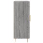 Aparador de madera de ingeniería gris Sonoma 69,5x34x90 cm de vidaXL, Aparadores - Ref: Foro24-827906, Precio: 90,86 €, Descu...