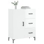 Glossy white plywood sideboard 69.5x34x90 cm by vidaXL, Sideboards - Ref: Foro24-827918, Price: 103,16 €, Discount: %