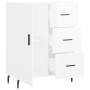 Glossy white plywood sideboard 69.5x34x90 cm by vidaXL, Sideboards - Ref: Foro24-827934, Price: 101,81 €, Discount: %