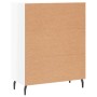 Aparador de madera contrachapada blanco brillante 69,5x34x90 cm de vidaXL, Aparadores - Ref: Foro24-827934, Precio: 101,81 €,...