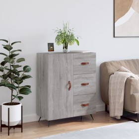 Sonoma gray engineered wood sideboard 69.5x34x90 cm by vidaXL, Sideboards - Ref: Foro24-827890, Price: 90,99 €, Discount: %