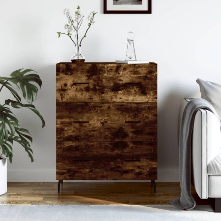 Smoked oak engineered wood sideboard 69.5x34x90 cm by vidaXL, Sideboards - Ref: Foro24-827873, Price: 94,99 €, Discount: %