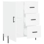 White engineered wood sideboard 69.5x34x90 cm by vidaXL, Sideboards - Ref: Foro24-827924, Price: 102,69 €, Discount: %