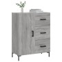 Aparador de madera de ingeniería gris Sonoma 69,5x34x90 cm de vidaXL, Aparadores - Ref: Foro24-827922, Precio: 96,99 €, Descu...