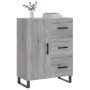 Aparador de madera de ingeniería gris Sonoma 69,5x34x90 cm de vidaXL, Aparadores - Ref: Foro24-827946, Precio: 99,56 €, Descu...