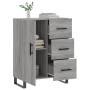 Aparador de madera de ingeniería gris Sonoma 69,5x34x90 cm de vidaXL, Aparadores - Ref: Foro24-827946, Precio: 99,56 €, Descu...