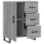 Aparador de madera de ingeniería gris Sonoma 69,5x34x90 cm de vidaXL, Aparadores - Ref: Foro24-827946, Precio: 99,56 €, Descu...