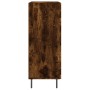 Aparador de madera de ingeniería roble ahumado 69,5x34x90 cm de vidaXL, Aparadores - Ref: Foro24-827937, Precio: 92,47 €, Des...