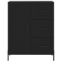 Aparador de madera de ingeniería negro 69,5x34x90 cm de vidaXL, Aparadores - Ref: Foro24-827925, Precio: 102,77 €, Descuento: %