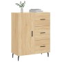 Aparador de madera de ingeniería roble Sonoma 69,5x34x90 cm de vidaXL, Aparadores - Ref: Foro24-827935, Precio: 106,94 €, Des...