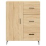 Aparador de madera de ingeniería roble Sonoma 69,5x34x90 cm de vidaXL, Aparadores - Ref: Foro24-827935, Precio: 106,94 €, Des...