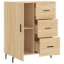 Aparador de madera de ingeniería roble Sonoma 69,5x34x90 cm de vidaXL, Aparadores - Ref: Foro24-827935, Precio: 106,94 €, Des...