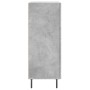 Aparador de madera de ingeniería gris hormigón 69,5x34x90 cm de vidaXL, Aparadores - Ref: Foro24-827936, Precio: 92,47 €, Des...