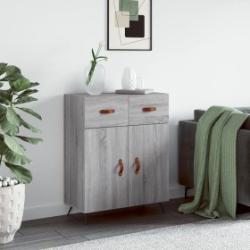 Engineered wood sideboard in Sonoma grey, 69.5x34x90 cm by vidaXL, Sideboards - Ref: Foro24-827954, Price: 83,51 €, Discount: %