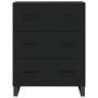 Aparador de madera de ingeniería negro 69,5x34x90 cm de vidaXL, Aparadores - Ref: Foro24-827877, Precio: 131,59 €, Descuento: %