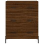 Aparador de madera de ingeniería marrón roble 69,5x34x90 cm de vidaXL, Aparadores - Ref: Foro24-827867, Precio: 118,83 €, Des...