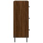 Aparador de madera de ingeniería marrón roble 69,5x34x90 cm de vidaXL, Aparadores - Ref: Foro24-827867, Precio: 118,83 €, Des...