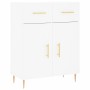 White engineered wood sideboard 69.5x34x90 cm by vidaXL, Sideboards - Ref: Foro24-827964, Price: 95,32 €, Discount: %