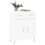 White engineered wood sideboard 69.5x34x90 cm by vidaXL, Sideboards - Ref: Foro24-827964, Price: 95,32 €, Discount: %