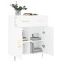 White engineered wood sideboard 69.5x34x90 cm by vidaXL, Sideboards - Ref: Foro24-827964, Price: 95,32 €, Discount: %