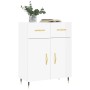 Hochglanzweißes Sperrholz-Sideboard 69,5 x 34 x 90 cm von vidaXL, Sideboards - Ref: Foro24-827958, Preis: 88,99 €, Rabatt: %