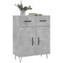 Concrete gray engineered wood sideboard 69.5x34x90 cm by vidaXL, Sideboards - Ref: Foro24-827976, Price: 80,99 €, Discount: %