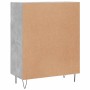 Aparador de madera de ingeniería gris hormigón 69,5x34x90 cm de vidaXL, Aparadores - Ref: Foro24-827976, Precio: 80,14 €, Des...