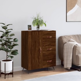 Engineered wood brown oak sideboard 69.5x34x90 cm by vidaXL, Sideboards - Ref: Foro24-827891, Price: 90,99 €, Discount: %