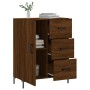 Aparador de madera de ingeniería marrón roble 69,5x34x90 cm de vidaXL, Aparadores - Ref: Foro24-827923, Precio: 96,04 €, Desc...