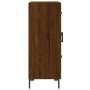 Aparador de madera de ingeniería marrón roble 69,5x34x90 cm de vidaXL, Aparadores - Ref: Foro24-827923, Precio: 96,04 €, Desc...