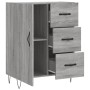 Aparador de madera de ingeniería gris Sonoma 69,5x34x90 cm de vidaXL, Aparadores - Ref: Foro24-827914, Precio: 90,99 €, Descu...