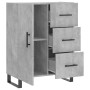 Aparador de madera de ingeniería gris hormigón 69,5x34x90 cm de vidaXL, Aparadores - Ref: Foro24-827944, Precio: 96,16 €, Des...